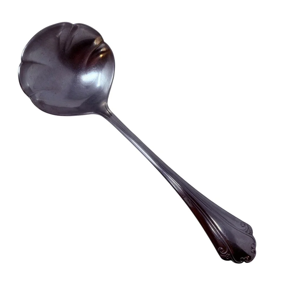 Falkirk Stainless‎ Flatware Oneida Gravy Ladle with No Spout Stainless Bowl